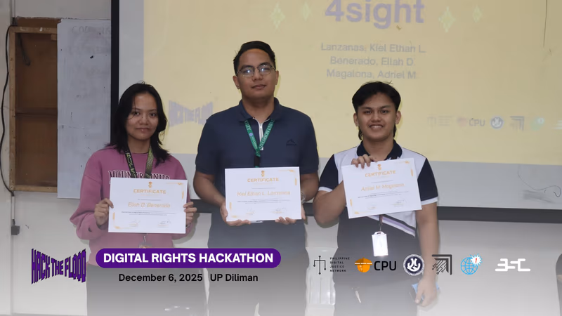 HACK THE FLOOD: Digital Rights Hackathon evidence 1