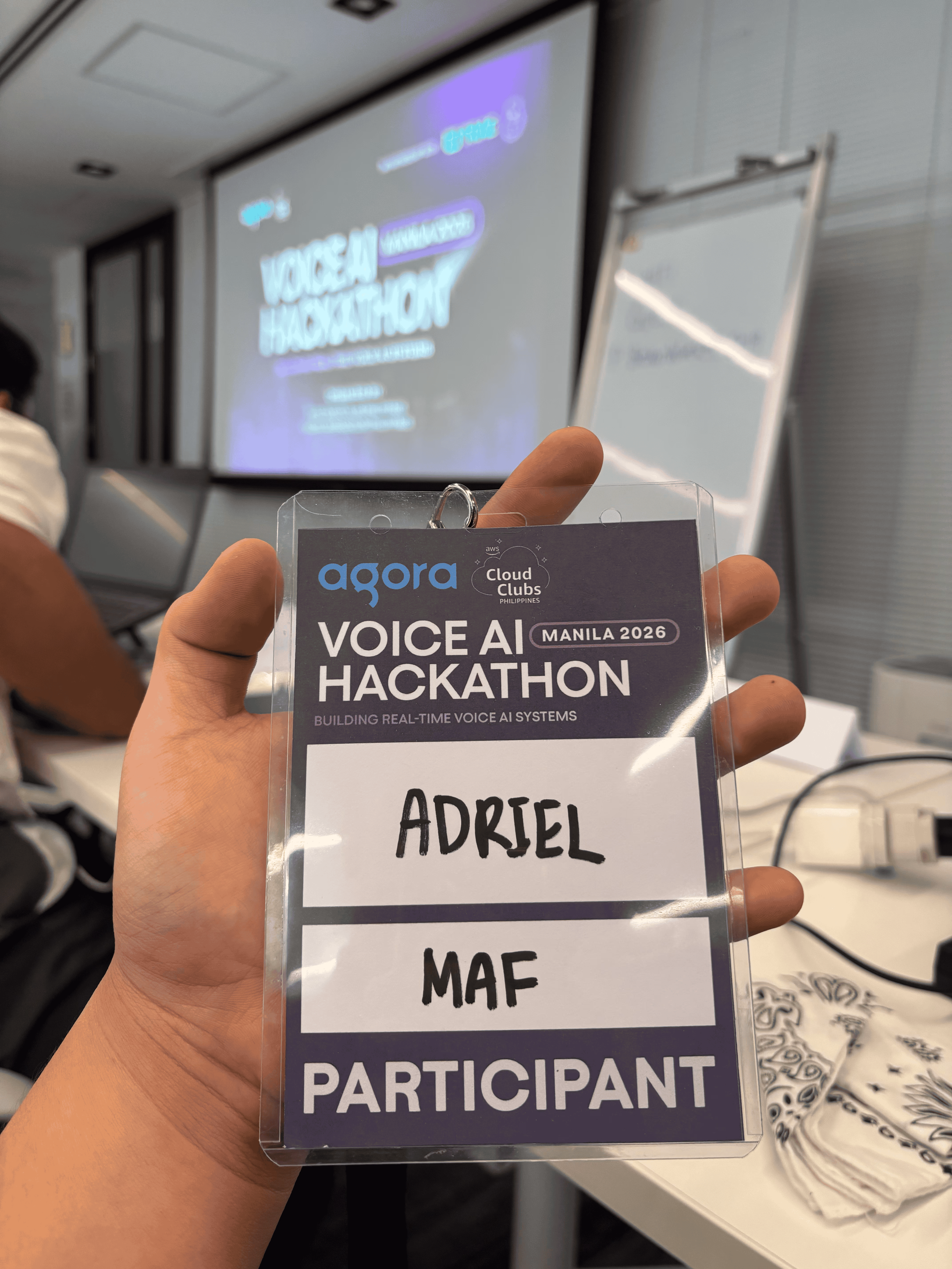 Agora Voice AI Hackathon evidence 2